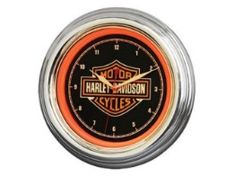 H-D Bar & Shield LED Uhr-220V
