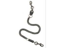 Geldbörsenkette 'Skull & Spring'