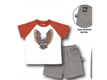Set Shirt & Short für Jungs