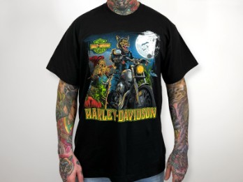 Herren Shop Shirt 'Halloween Rider'