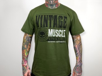 Herren Shop Shirt 'Vintage Muscle'