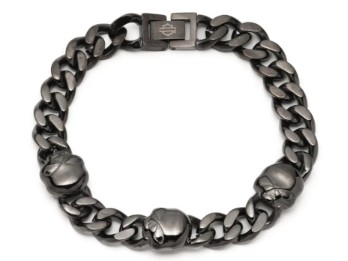 H-D Herrenarmband Willie G Panzerkette 9"