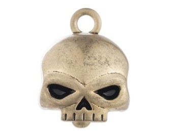 Willie G Skull Ride Bell - Gold