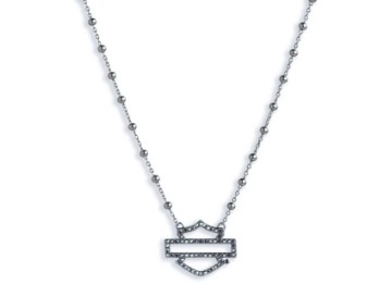 Kette Bar & Shield Beaded Collar