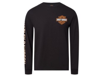 Harley-Davidson Langarmshirt Shop Shirt `B&S´
