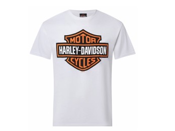 Herren Shop Shirt `Bar & Shield´ weiß