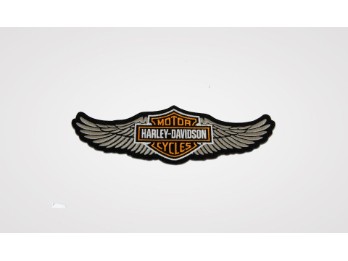 Aufnäher H-D B&s W/Wings