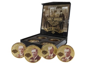 Harley-Davidson® Founder Fathers Collector Coin Set 