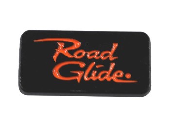 Harley-Davidson® 1 in. Road Glide Bike Model Metal Pin, Black & Orange Finish