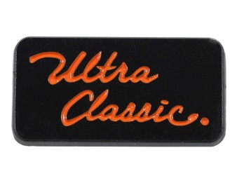 Harley-Davidson® 1 in. Ultra Classic Bike Model Metal Pin, Black & Orange Finish
