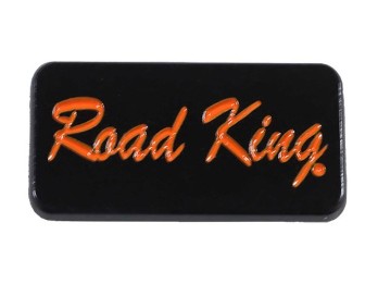Harley-Davidson® 1 in. Road King Bike Model Metal Pin, Black & Orange Finish