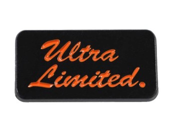 Harley-Davidson® 1 in. Ultra Limited Bike Model Metal Pin, Black & Orange Finish