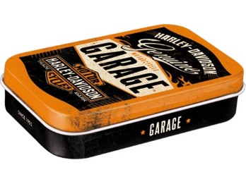 Nostalgische Minzpastillendose XL 'Garage'