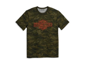 Herren T-Shirt 'Bar & Shield'