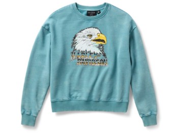 H-D Vintage-Damen-Sweatshirt `Eagle´