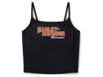 H-D Swim Drop Tankini für Damen - schwarz