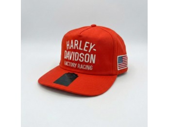 H-D 2026 Factory Racing Twill Baseballkappe - orange