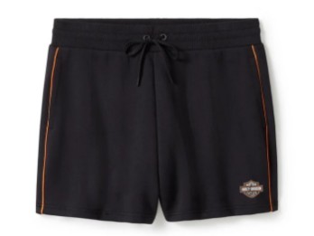Fleece-Shorts Lady - Black