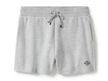Harley-Davidson Fleece-Shorts Lady - grey