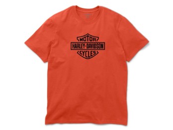 H-D Standard Bar & Shield T-Shirt für Herren  - orange