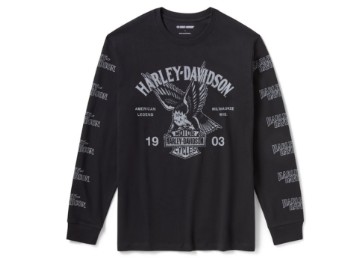 H-D American Classic Eagle Long Sleeve Graphic Tee