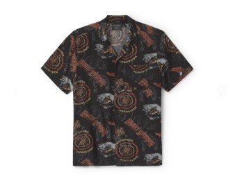 Harley-Davidson Hawaihemd 80s Aloha