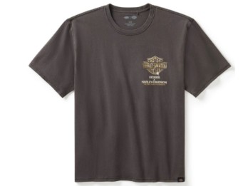 x HD Heavyweight Flaming Eagle T-Shirt