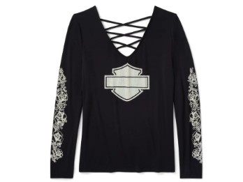 Damen-T-Shirt mit langen Ärmeln