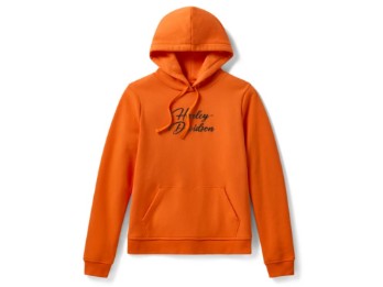 Essential Bling Hoodie für Damen - orange