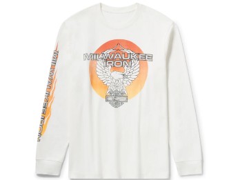 Herren Milwaukee Iron Eagle Langarmhemd