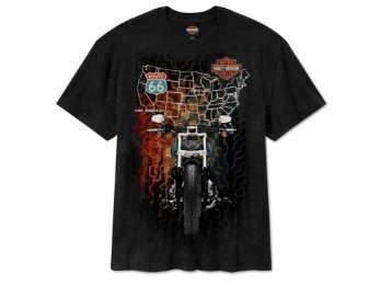 H-D Route 66 Anniversary Short Sleeve T-Shirt