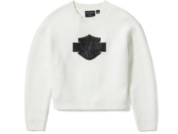 Damen Bar & ShieldPullover - weiß