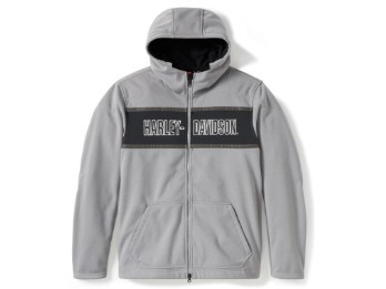 Harley-Davidson Trenton Deflector 2.0 Motorrad-Fleece Jacke mit Kapuze
