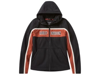 H-D  Riding Fleece Hoodie Trenton Deflector 2.0