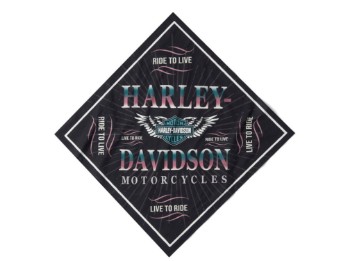 H-D Damen Ombre Harley-Davidson Bandana - schwarz
