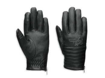 Gloves-Leather,black