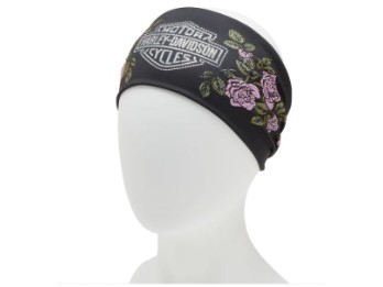 Harley-Davidson Rose & Thorn Bling Stirnband