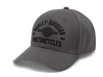 Harley-Davidson Baseball Cap Apex Softail - dunkelgrau -