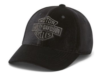 Damen Baseball Cap Bar & Shield Velour