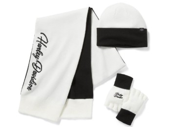 Mützen Set Schal und Handschuhe für Damen