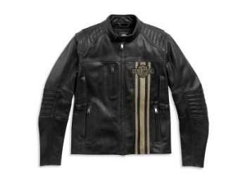 Herren Lederjacke CE 'H-D Triple Vent Passing Link II'