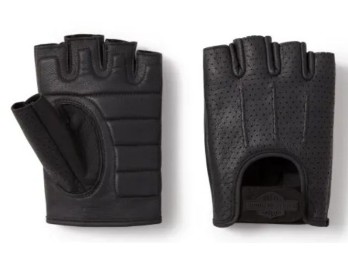 Harley-Davidson fingerlose Lederhandschuhe Perforated
