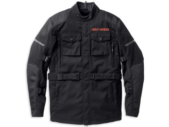 H-D Quest Triple Vent System Jacke für Herren - Schwarz