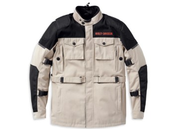H-D Quest Triple Vent System Jacke für Herren - Beige