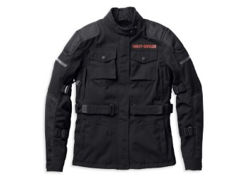 H-D Quest Triple Vent System Jacke für Damen - Schwarz