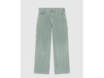 997 loose straight carpenter-Jeans - hell grün