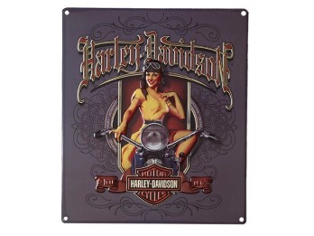 HD Old Scroll Babe Blechschild