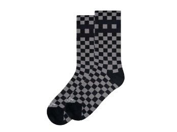 Socks Checkerboard B/G Mid High