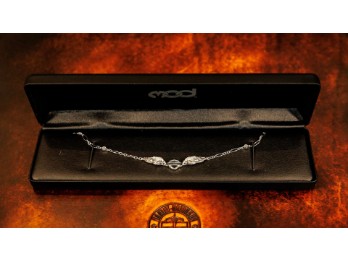 Harley-Davidson® Damenarmband, Bar & Shield Bling Wing, Silber 