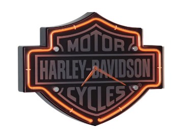 H-D-geätzte B&S-förmige Neonuhr - 220V